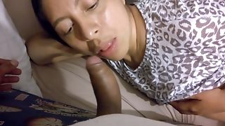 Mexican Wifey Sucking Pipe Gets Fucked