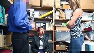 Asian Cougar Takes One For The Team After Her Teenage Is Caught Shoplifting