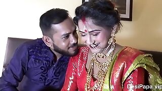 Honey Moon In Freshly Married Indian Chick Sudipa Gonzo First-ever Night Romp And Internal Ejaculation
